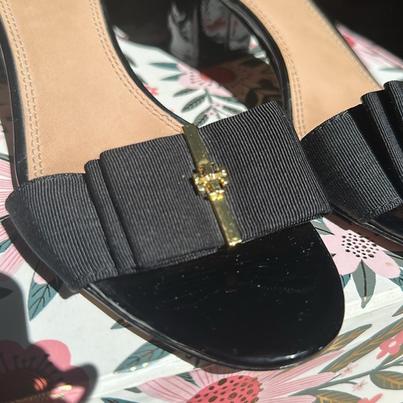 Tory Burch Trudy Block Heel Size 8 - Picture 5 of 8